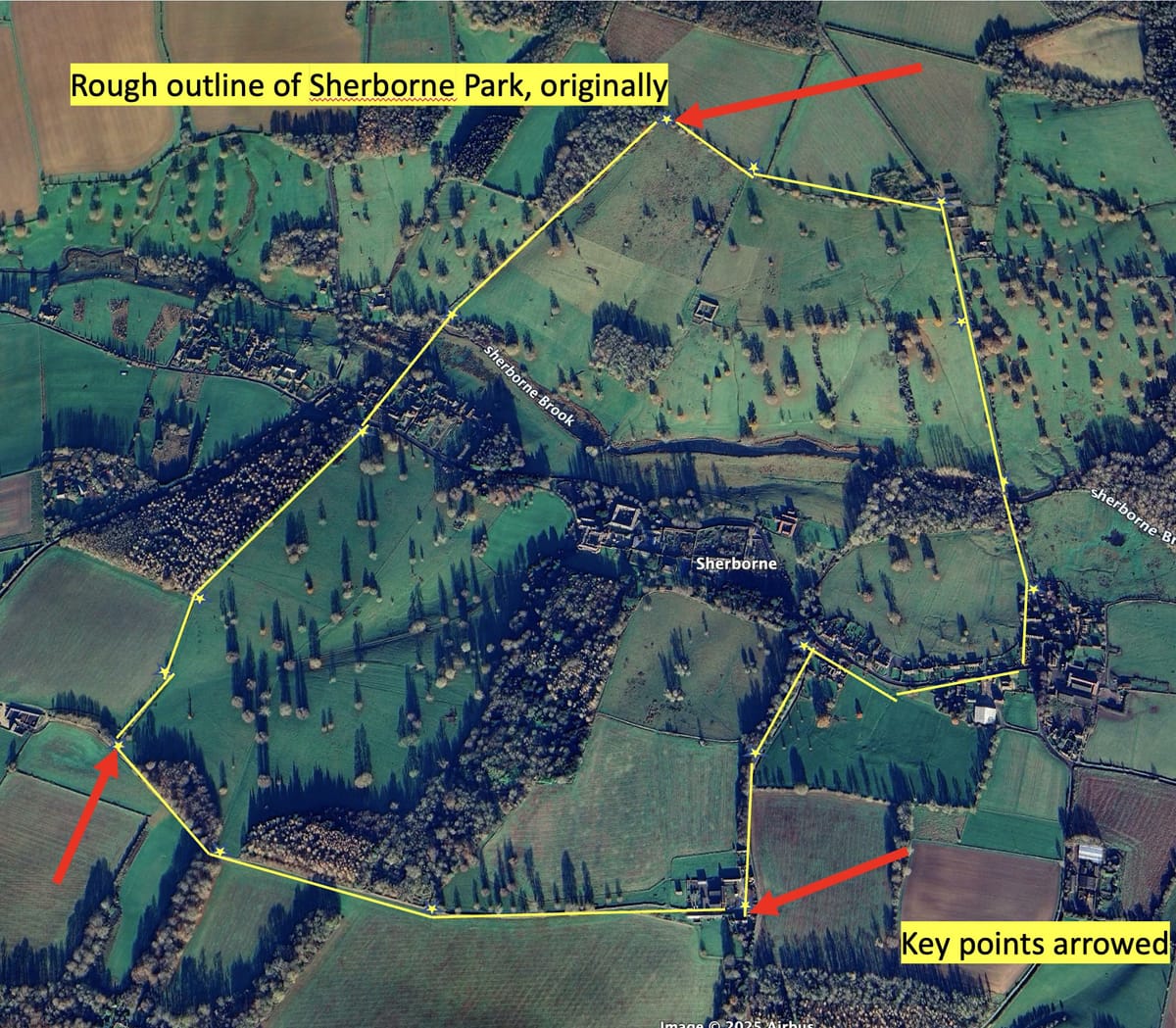 Sherborne Park's Curious Layout