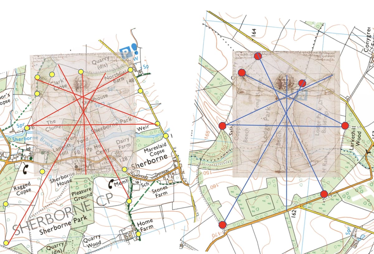 Vitruvian Twins in Sherborne.