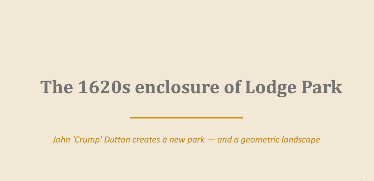 Lodge Park before Bridgeman