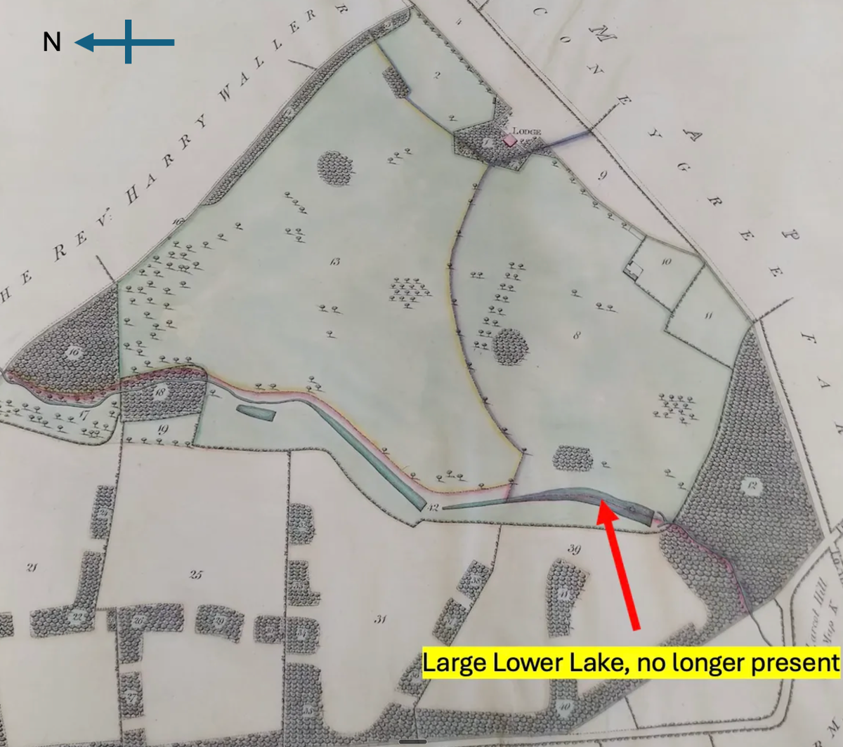 Lodge Park lakes (plural!)