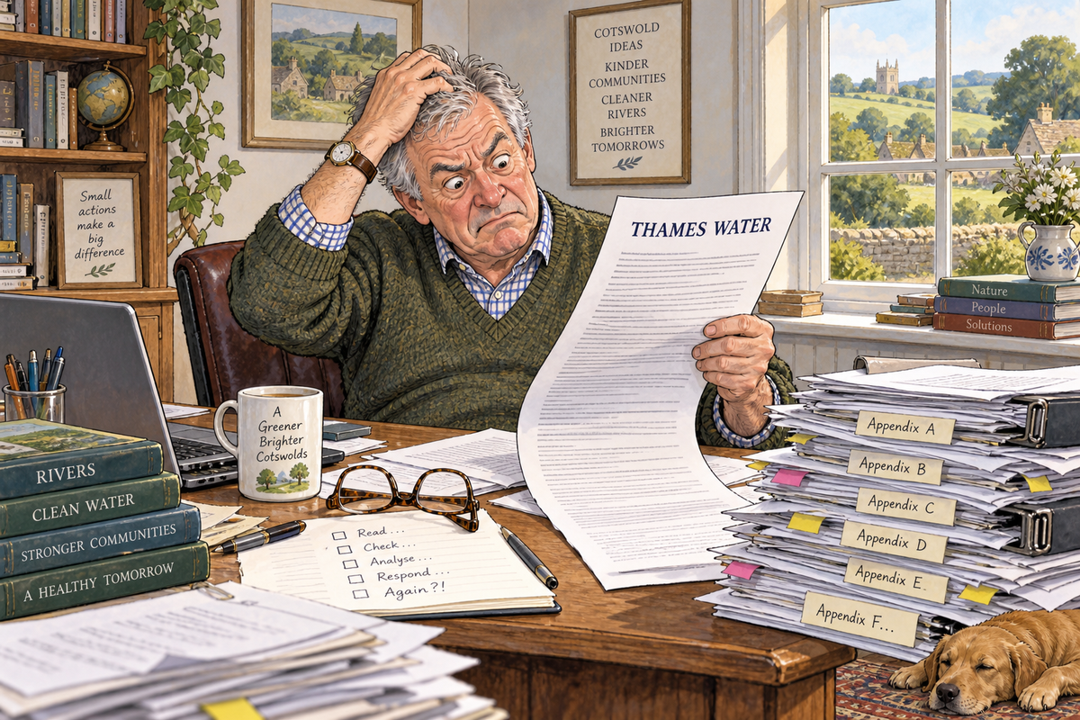 Sherborne's Poo.  Thames Water replies to our queries about treatment of our sewage
