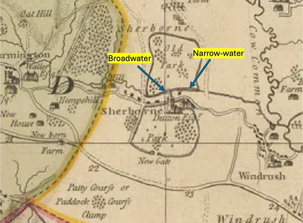 CARTOGRAPHIC ANALYSIS: Dating the Sherborne Lakes