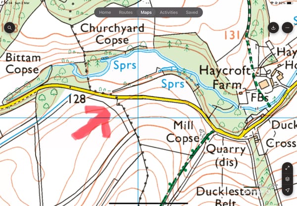 Possible Long Barrow spotted on a Hundred Zig Zag