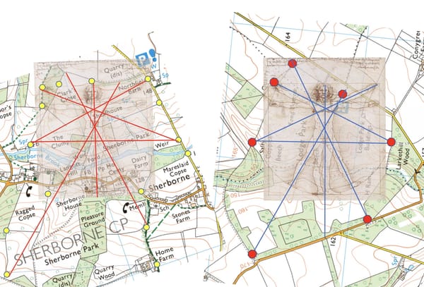 Vitruvian Twins in Sherborne.