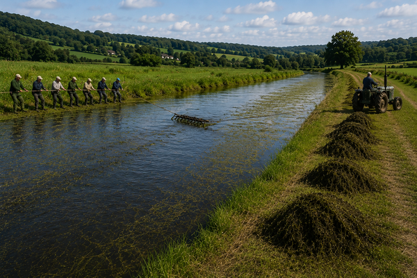 Clearing Sherborne's Broadwater in history